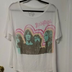 CHASER Pink Floyd Top Graphic Tee Semi-sheer S/M